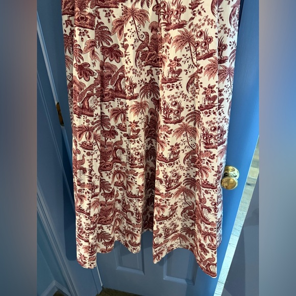 STAUD Wells Dress Bordeaux Toile Dress Size 10 EUC - Picture 6 of 10